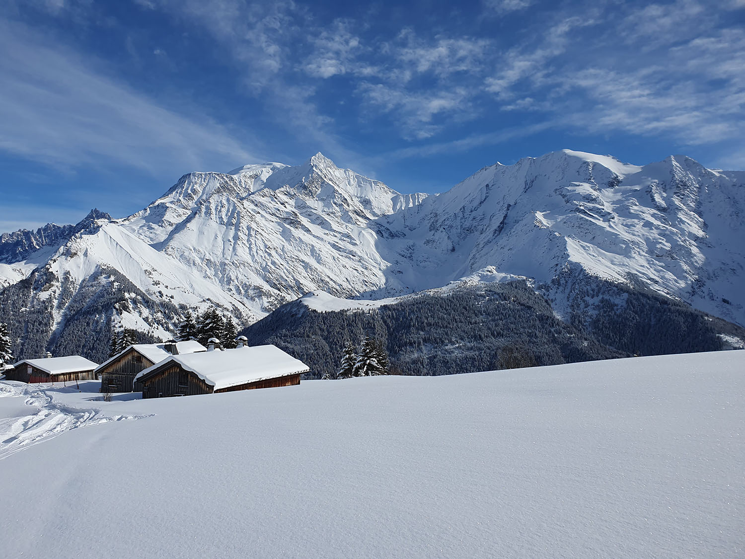 ski megeve neige soleil france alpes france authentique